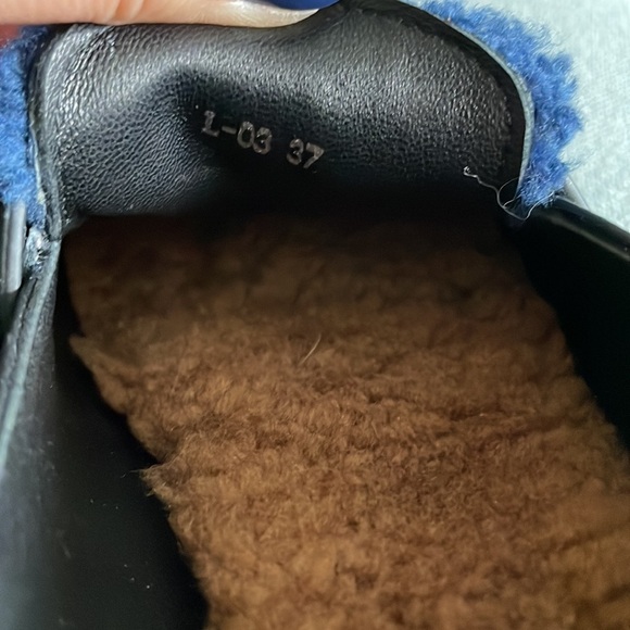 Fendi Shearling Loafer With Pyramid Embellishments - Picture 7 of 16